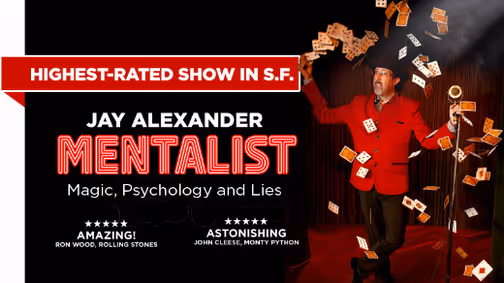 An Evening with a Mentalist: Jay Alexander's Mind Tricks Live show poster