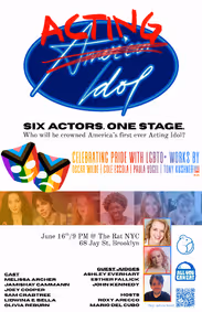 Acting Idol show poster