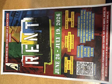 Rent show poster