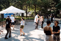 Hustle Dance Party at Murray Playground LIC