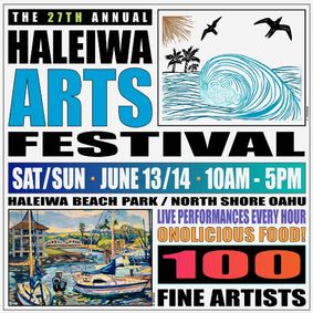 27TH ANNUAL HALEIWA ARTS FESTIVAL show poster