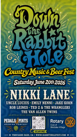 Down the Rabbit Hole Fest show poster