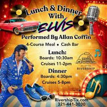 All Shook Up! Elvis Tribute Dining Cruise with Allan Coffin Aboard the Barbara Lee in Sanford, FL