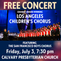 Los Angeles Children's Chorus and San Francisco Boys Chorus in San Francisco / Bay Area