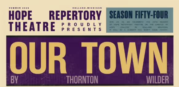 Our Town  show poster
