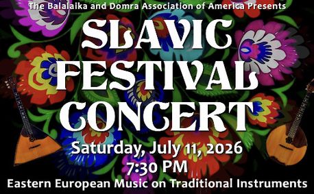 Slavic Festival Concert show poster