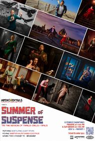 HITCH*COCKTAILS SUMMER OF SUSPENSE show poster