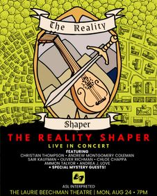 ⚔️ The Reality Shaper: Live in Concert⚔️ show poster