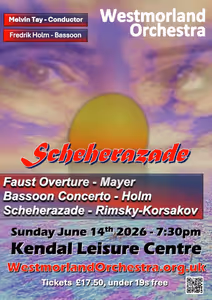 Westmorland Orchestra Scheherazade Concert