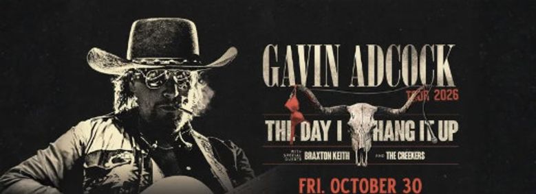 Gavin Adcock show poster
