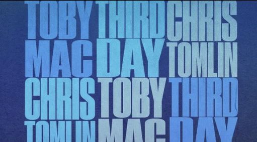 TobyMac, Third Day & Chris Tomlin show poster