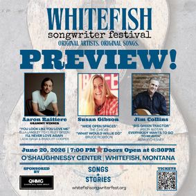 PREVIEW Whitefish Songwriter Festival show poster