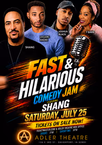 Fast and Hilarious Comedy Jam show poster