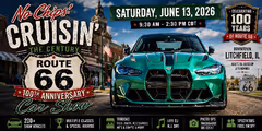 No Chips' Cruisin' the Century: Route 66 100th Anniversary Car Show in Chicago