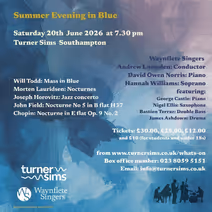 Summer Evening in Blue