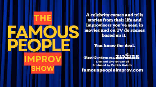 The Famous People Improv Show with Monologist Zach Cregger show poster