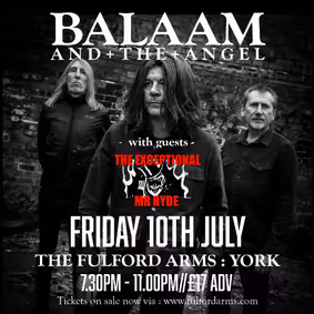 Balaam And The Angel return to play in York for the first time in over a decade. show poster