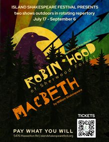 Robin Hood/Macbeth show poster