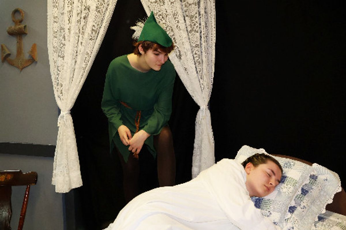 Peter Pan and Mary