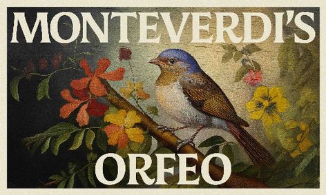 Monteverdi's 'Orfeo' show poster