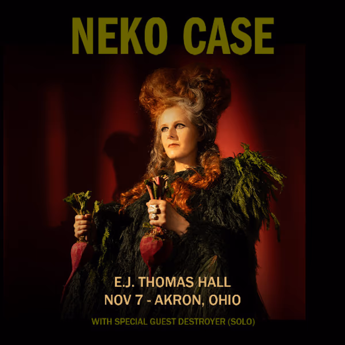 Neko Case Coming To E.J. Thomas Hall On November 7th