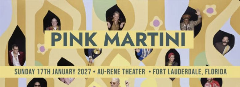 Pink Martini show poster