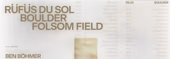 Rufus Du Sol in Colorado