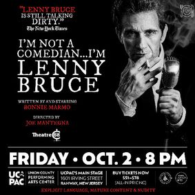 I'm Not a Comedian...I'm Lenny Bruce show poster
