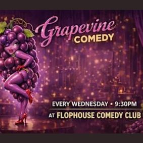 Grapevine Comedy show poster