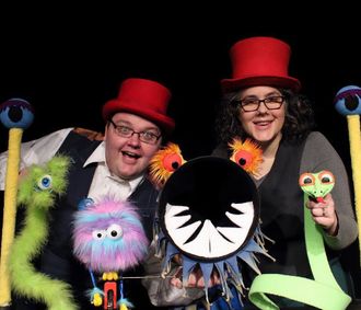 Puppet Showplace Theater Presents: Magnificent Monster Circus by CactusHead Puppets show poster