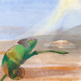 chameleon; mirage show poster