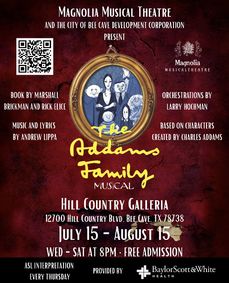 The Addams Family show poster