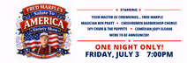 Salute to America Variety Show Hosted by Fred Marple