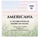 Cape Cod Chamber Orchestra Americana - Thacher Hall in Boston