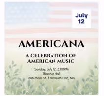 Cape Cod Chamber Orchestra Americana - Thacher Hall