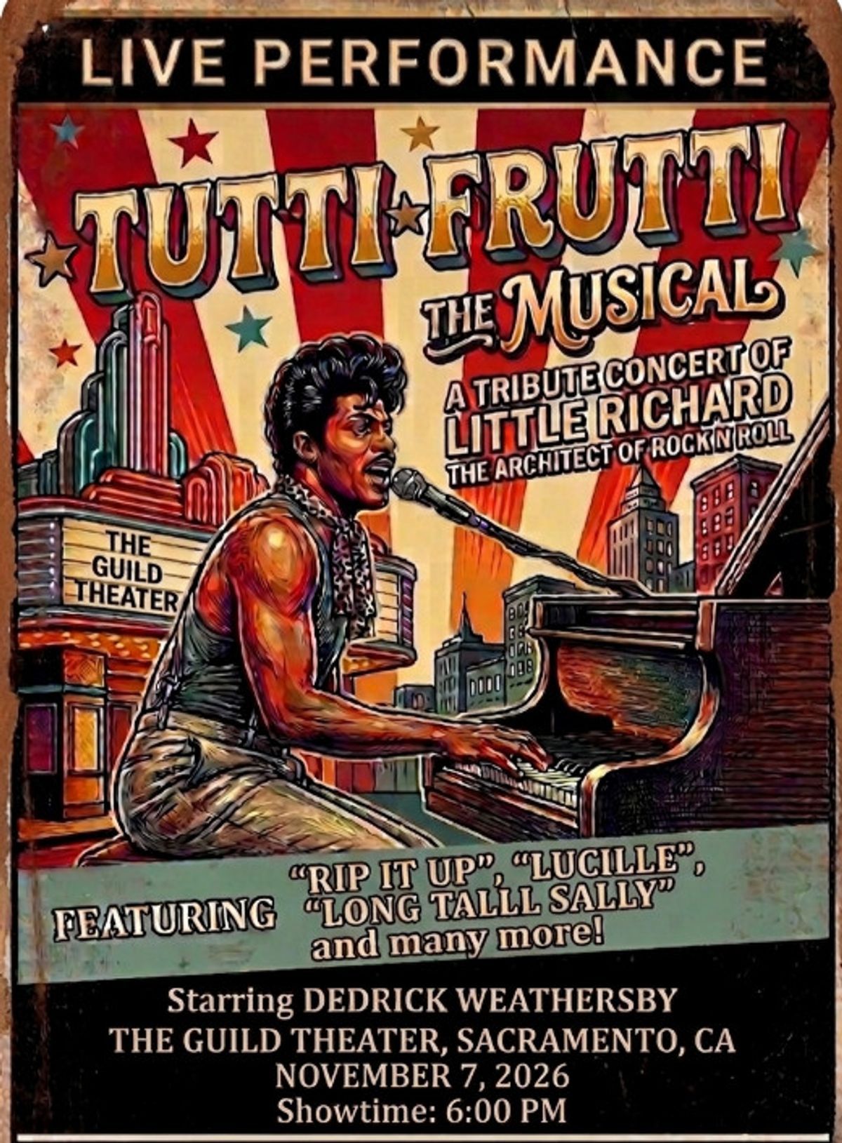 Tutti Frutti: The Musical - A Tribute to Little Richard (Concert Show)