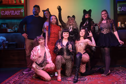 Catbaret Purrsents...Meowloween! show poster