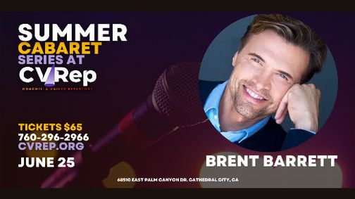 BRENT BARRETT: MY 40 YEARS ON BROADWAY show poster