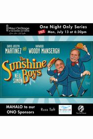 ONO-The Sunshine Boys show poster