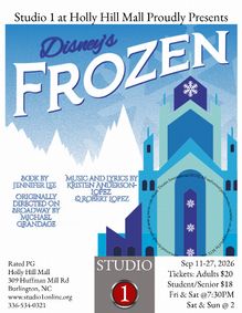 Disney's Frozen show poster