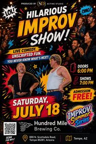Arizona Improv Shows - TEMPE show poster