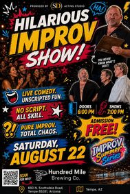 Arizona Improv Shows - TEMPE show poster