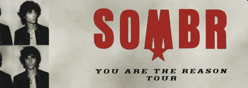 Sombr show poster