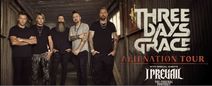 Three Days Grace, I Prevail & The Funeral Portrait