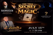 The True Secret of Magic @ Vista Events Charlotte July 15th. Live immersive Magic Show in Charlotte