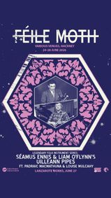 Padraic Mac Mathuna + Louise Mulcahy (Feile MOTH) at Lanzarote Works - London show poster