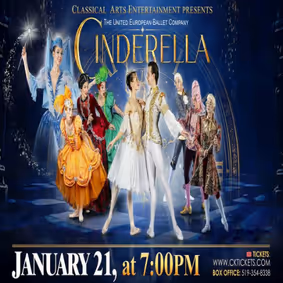 CINDERELLA by The United European Ballet Company show poster
