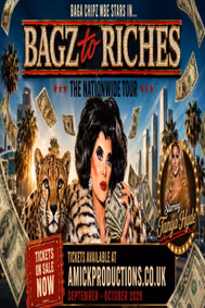 Baga Chipz - Bagz to Riches - Norwich show poster