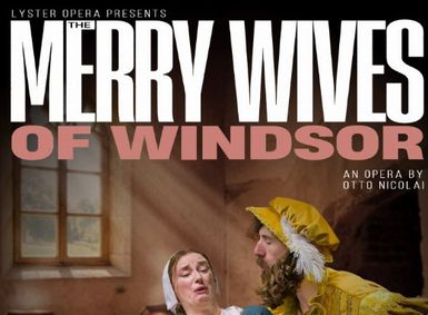 Nicolai's The Merry Wives of Windsor show poster