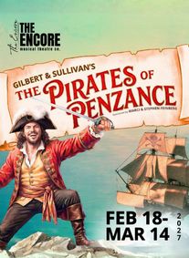 THE PIRATES OF PENZANCE show poster